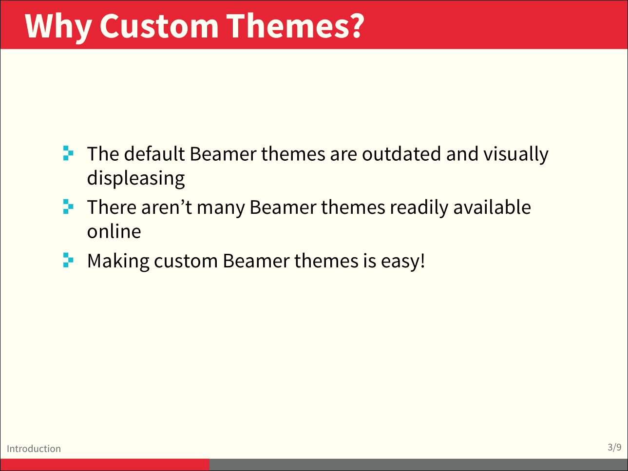 professional beamer themes